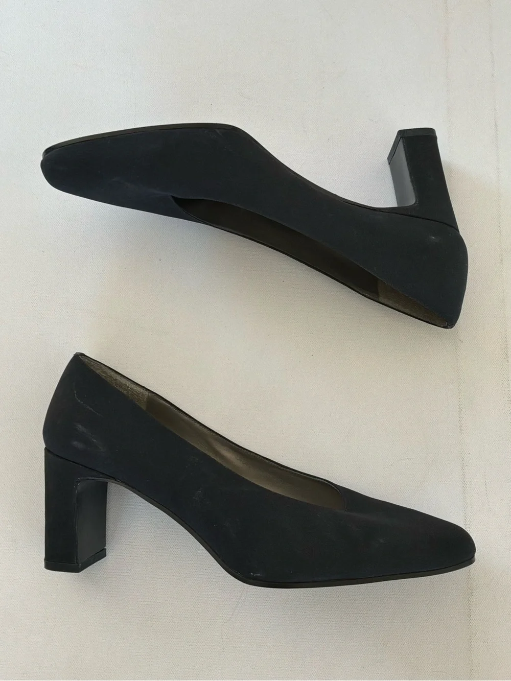 Bandolino Black Square Toe Block Heel Pumps Women’s Size 8.5M Classic Shoes